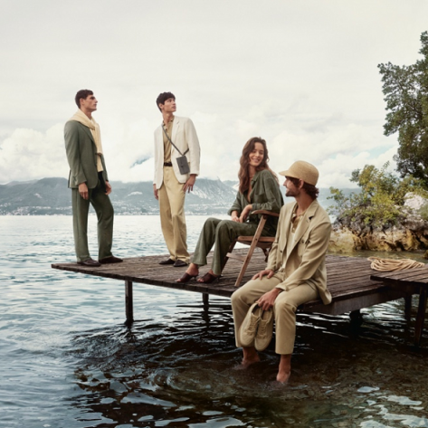 CANALI 2025 春夏系列广告大片 定格湖畔时光